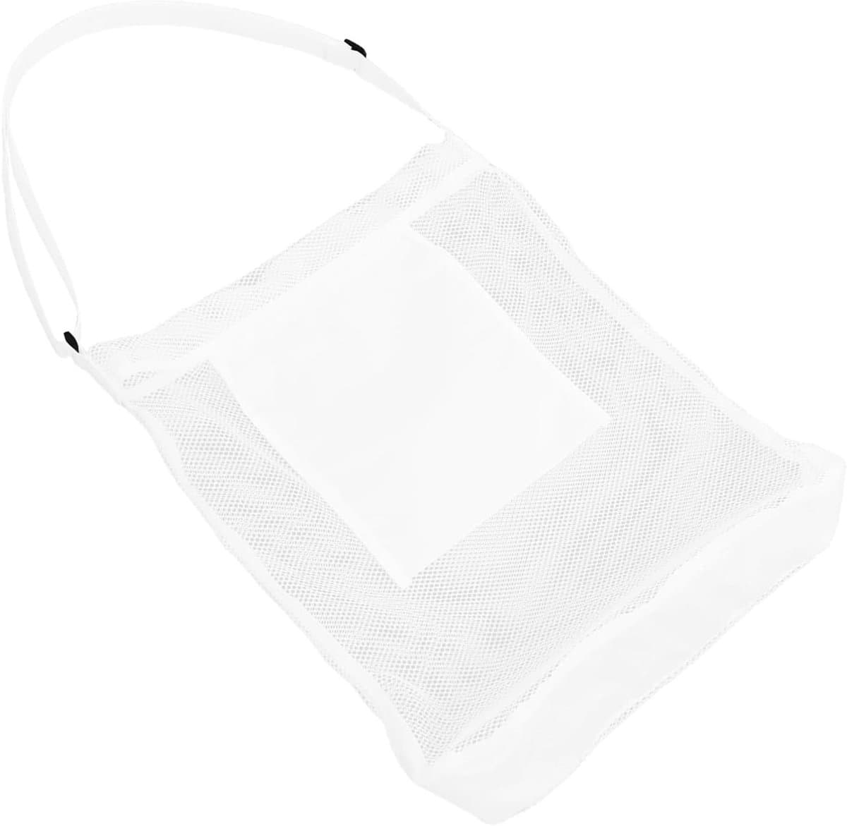 Plukzak Netzak - Oogsttas Fruit - Producten Verzamelen - Luchtige Gaasconstructie - 43 x 405 cm - Wit — afbeelding 1