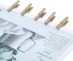 Mini Wasknijpers - Houten Knijpers - Foto's Ophangen - Gladde Afwerking - 300 stuks - Natuurlijk Hout — thumbnail 3