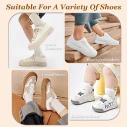 Waszak voor Schoenen voor de Wasmachine, Set van 2, Herbruikbaar met Rits, 360° Reiniging voor Sneakers en Alle Soorten Schoenen, Grijs — thumbnail 3