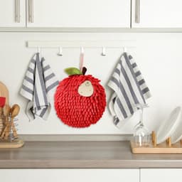 SnelShoppen - 2 Stuks Sneldrogende Wasdoek Ballen - Zachte Chenille Handballen met Ophanglussen voor Badkamer en Keuken — thumbnail 5