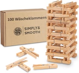 Wasknijperzak - Katoen - Ruimte voor 100 wasknijpers - Extra grote karabijnhaken - Voor thuisgebruik — thumbnail 4