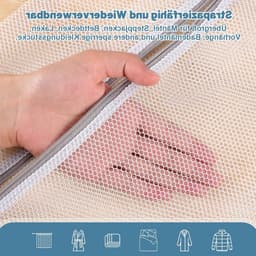 Grote Herbruikbare Wasnetten voor de Wasmachine - 50 x 60 cm, Ideaal voor Shirts, Truien en Broeken — thumbnail 4