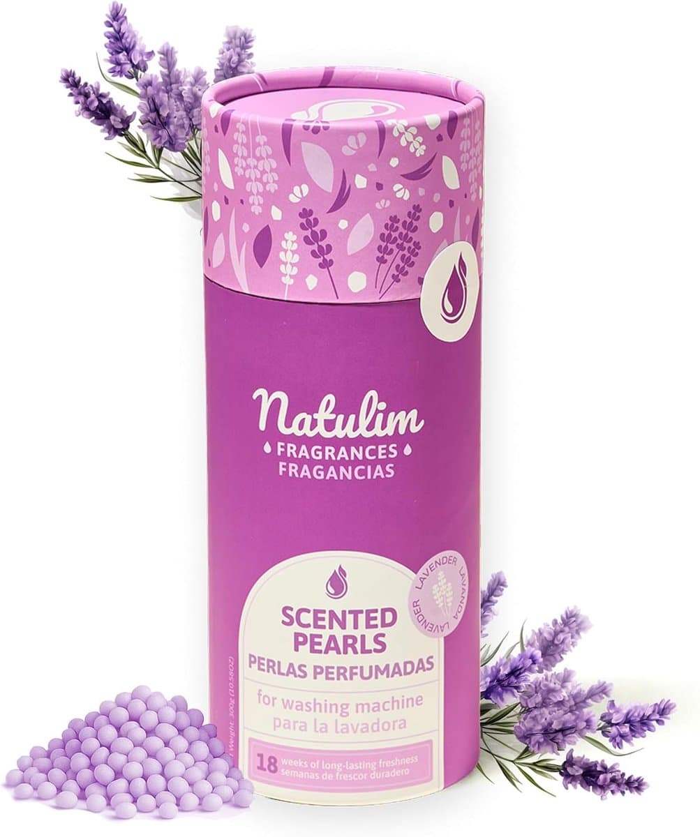 SnelShoppen - Geurparels voor Kleding - Langdurige Aromatisering - Geschikt voor Gevoelige Huid - 30 Wasbeurten - Lavendel Geur - Ideaal voor Alle Kle — afbeelding 1