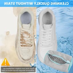 Schoenwaszakken - Set van 2, Waszak voor de Wasmachine, Anti-Deformatie, Geschikt voor Sneakers en Sportschoenen, Grijs — thumbnail 4