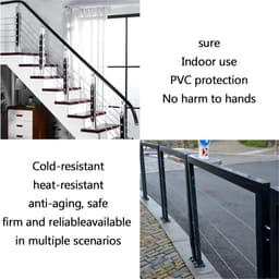 Roestvrij staaldraad Kabel - Waslijn Kabel - Kleding Drogen - Weerbestendig Ontwerp - 50 Meter - Transparant — thumbnail 3
