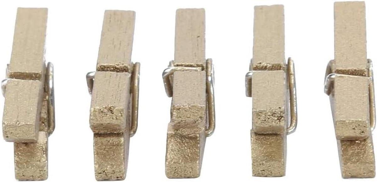 Mini Wasknijpers - Kleine Clips - Foto's Ophangen - Natuurlijk Hout - 300 Stuks - Houtkleur — afbeelding 1