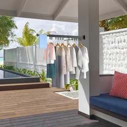 Opvouwbaar Wanddroogrek met Haken - Ruimtebesparend voor Badkamer en Balkon — thumbnail 5