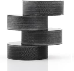 Luidspreker Isolatie Pads - Demper Voeten - Trillingen Dempen - Vezel Isolatie Materiaal - 40 x 10 mm - Zwart — thumbnail 3