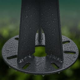 Grondanker voor tuinlamp - set van 4 - 30 cm - antraciet — thumbnail 2