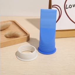 Afvoer Terugslagbeveiliger Met 2 Ringetjes - 11x3.8 cm - Voor Wc Badkamer En Keuken - Eenvoudig Te Plaatsen — thumbnail 2