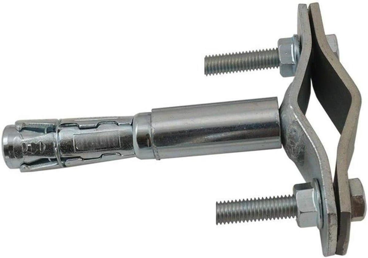 Expansieanker met pluggen - Muurplug anker - Antenne paal bevestigen - Hoge trekkracht - 15 cm - Grijs — afbeelding 1