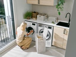 Curver Kaya Wasmand met deksel - 60L - 2 stuks - 38x29x58,5 cm - Wit — thumbnail 5