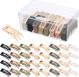 Haarspeldjes Dubbele Grip - Snap Clips Metalen - Haar Maken - Dubbele Handgrepen - 120 Stuks - 8 Kleuren — thumbnail 1