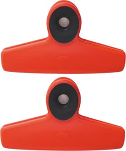 Zak Clips - Keuken Clips Plastic Clips - Zakken Sluiten - Brede Clips - 2 Stuks - Rood — thumbnail 2