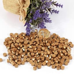 Octagonale Gouden Wasbolletjes voor Cadeauverpakking, Trouwaankondigingen en Gepersonaliseerde Enveloppen - 400 Stuks — thumbnail 2