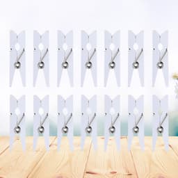 Mini Wasknijpers - Fotoclips Hout - Foto's Ophangen - Natuurlijk Hout - 2.5 cm - Niet gespecificeerd — thumbnail 5