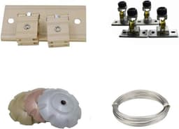 Plafond Katrol Droogrek - Waslijn Systeem - Ruimte Besparen - Verstelbare Hoogte - 3 Stangen - Aluminium — thumbnail 5