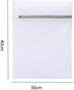 Waszakken - Waszakjes met Rits - Wasnetten - Waszak - Waszakje Lingerie - Laundry Bag - 4 Premium Honingraat Delicates Waszakken - met Rits Reisopslag Organisatietassen Kledingwaszakken - voor ondergoed Lingerie Klein -30x40cm — thumbnail 4