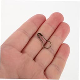 Veiligheidsspelden Kalebasvorm - Roestvrij Stalen Clips - Kleding Labels Bevestigen - Sterke Metalen Grip - 1000 Stuks - Koffie — thumbnail 5