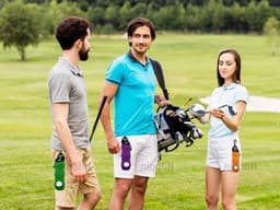 Compacte Waszak voor Golfballen - 6 Stuks Waterdichte Schoonmaakzakken voor Golfballen, Inclusief Clip en Opbergpouch voor Golfaccessoires, Ideaal voor Spelers en Cadeaus — thumbnail 3