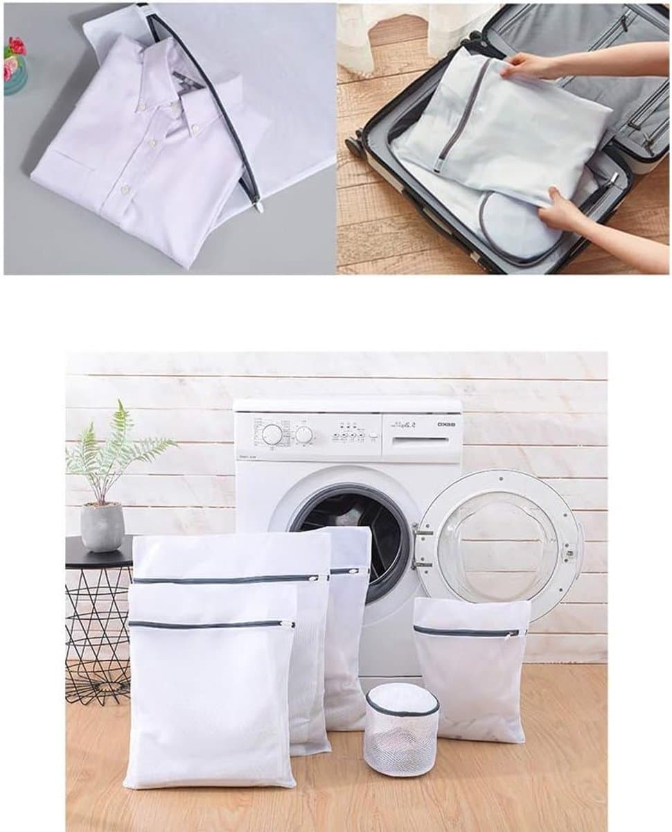 Set van 2 Herbruikbare Wasnetten 50 x 60 cm voor Kleding, Schoenen en Bh's, Ideaal voor Wassen — afbeelding 1
