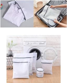 Set van 2 Herbruikbare Wasnetten 50 x 60 cm voor Kleding, Schoenen en Bh's, Ideaal voor Wassen — thumbnail 1