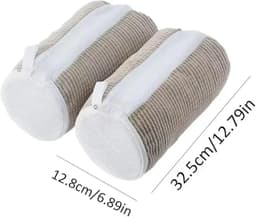 Waszak voor schoenen Schoenenwasmachinetas Lichtgrijs 39x19CM — thumbnail 3