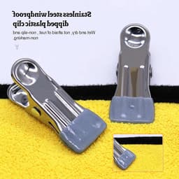 40 Stuks Rvs Kledingknijpers, Duurzame Metalen Clips voor Kleding, Handdoeken, Foto's en Snacks, Perfect voor Thuisgebruik en Hobby's — thumbnail 2