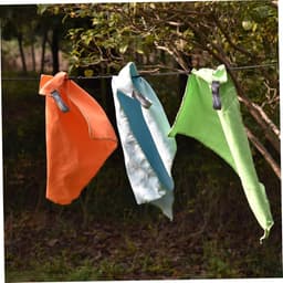 Reiswaslijn - Draagbare Kledinglijn - Buiten Drogen - Antislip Kralen - 350 cm - Zwart — thumbnail 2