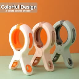 9 Stuks Knijpers - Klemmen - Klem - Strandlaken Knijpers - Sterke Handdoekclips, Winddicht, Strandhanddoekclips voor Dagelijkse Was, Badhanddoek, Tapijt, Beddengoed en Dikke Dekens — thumbnail 3
