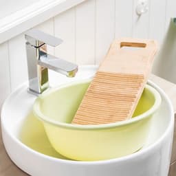 Dailygoods- Wasbord Antislip - Wasborstel met Steel - Multifunctioneel Schoonmaak Board - Duurzaam Materiaal - Geschikt voor Kleding Wassen - Lichtgewicht en Stevig — thumbnail 5