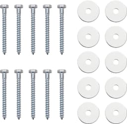 vidaXL - Aardanker - 10 - st - Ø10 - x - 40 - cm - Gegalvaniseerd - Metaal - zilver — thumbnail 5