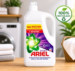 Ariel Professional Color Vloeibaar Wasmiddel - 5 Liter fles - 100 Wasbeurten - Voordeelverpakking — thumbnail 1