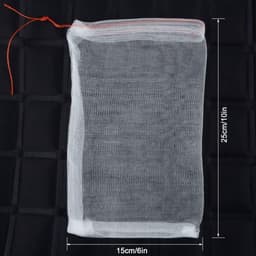 Fruitnetzakken - Beschermnetten - Bescherming Gewassen - Met Trekkoord - 20 Stuks - Wit — thumbnail 3
