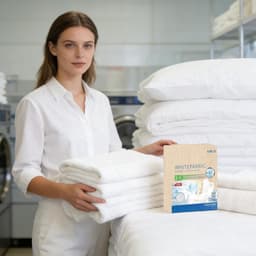 Textielverf tabletten - Kleur tabletten - Kleding opfrissen - Natuurlijke pigmenten - 10 vellen - Wit — thumbnail 3