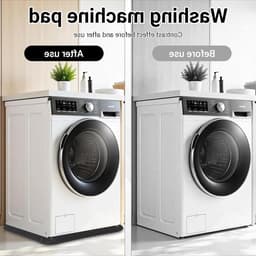 Dubbelzijdige wasmachine-onderlegger 60 x 60 cm, antislip en wasbaar, multifunctionele beschermmat voor keuken en badkamer — thumbnail 3