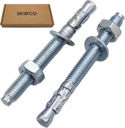 Wigankers - Keilankers metalen pluggen - Beton bevestigen - Verzinkt staal - M10 x 100 mm - Zilver — thumbnail 3
