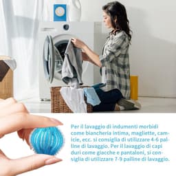 12 Stuks - Haarvangers voor wasmachine - Dierenhaarverwijderaar voor Wasmachine - Herbruikbare Wasballen - Verwijdert Hondenhaar, Kattenhaar & Pluisjes - Anti-Haar Wasmachine Filter - Beschermt Kleding & Machine - Blauw /Wit — thumbnail 5