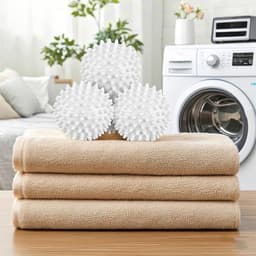 6 stuks-Wasbal - wasmiddelbal - wasklopper - geschikt voor wasmachines en drogers - voorkomt dat kleding in de knoop raakt - wit - 6*6*6 cm — thumbnail 4
