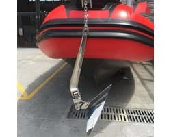 Roestvrijstalen Anker - Ploeganker Bootanker - Boot Stabiliseren - Hoge Houdkracht - 5 kg - Zilverkleurig