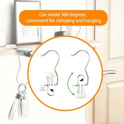 Dailygoods- Wasknijpers Roestvrij Staal - Set van 60 - Duurzaam - Compact 10.5 x 2.3 cm - Ideaal voor Binnen/Buiten - Stevige Veer - Knijpers — thumbnail 3