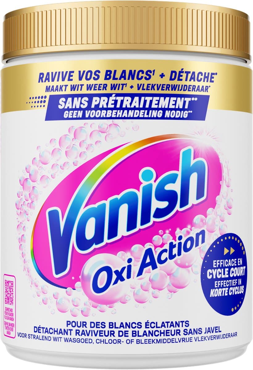 Vanish Oxi Action Vlekverwijderaar Poeder - Witte Was - 940g — afbeelding 1
