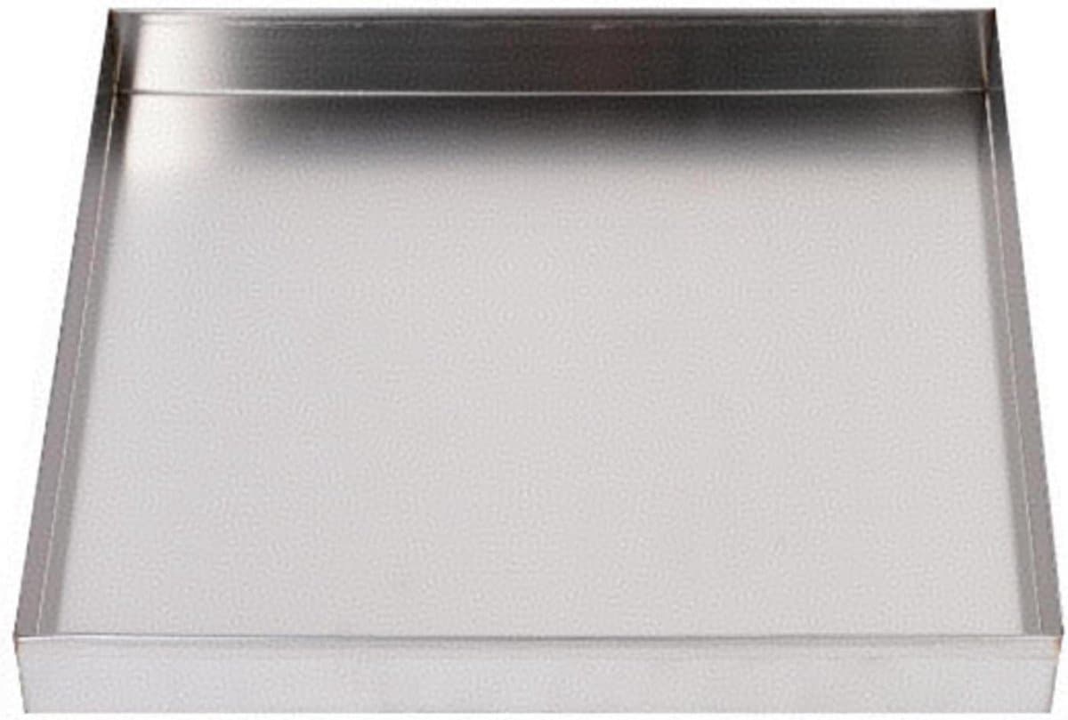 Drip Tray - Water Opvangbak - Lekkage Opvangen - Roestvrij Staal - 30x30cm - Zilver — afbeelding 1