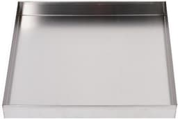 Drip Tray - Water Opvangbak - Lekkage Opvangen - Roestvrij Staal - 30x30cm - Zilver — thumbnail 1