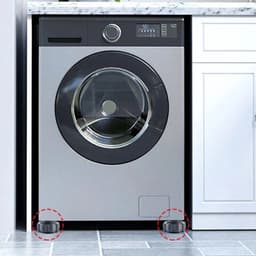 Universele voetjes Geschikt voor wasmachines, hoogteverstellende, schokabsorberende, antislip en trillingsdempende pads, en 4 in hoogte verstelbare pootjes Geschikt voor stille wasmachines. — thumbnail 5