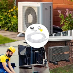 Afvoerluchtset Airco - Drainageslang Set - Airco Onderhoud - Lekvrije Aansluiting - 5 Meter Slang - Wit — thumbnail 4