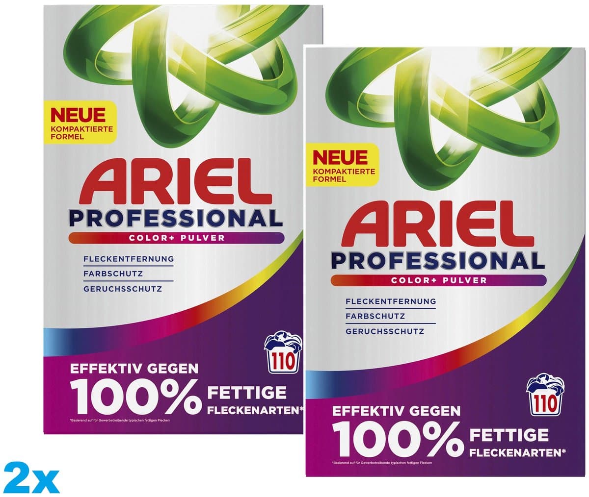 Ariel Professional Color+ Waspoeder – 2x6,05 kg – 220 Wasbeurten – Kleurwasmiddel — afbeelding 1