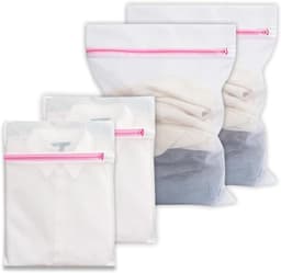 Set van 4 Herbruikbare Waszakken met Rits voor Delicate Kleding, Ondergoed en Reisorganizer - 23×30 cm en 30×40 cm — thumbnail 1