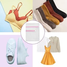 Set van 4 Herbruikbare Waszakken met Rits voor Delicate Kleding, Ondergoed en Reisorganizer - 23×30 cm en 30×40 cm — thumbnail 3