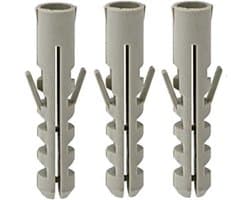 Nylon Pluggen - Zware Muurankers - Stevig Bevestigen - Heavy Duty Ontwerp - M10 x 50mm - Grijs